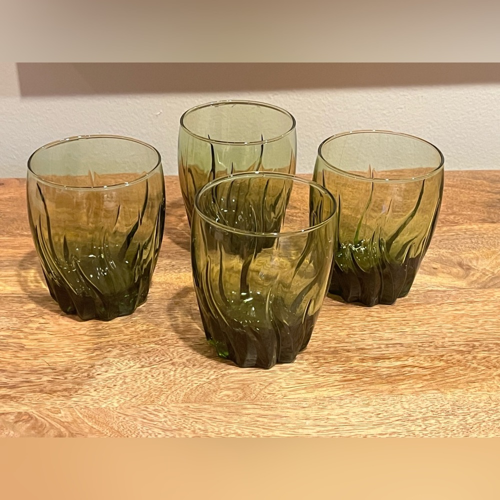 Set of 4 lowball glasses - vintage- Libbey